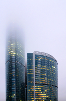 Утро тяжёлого дня.. / Москва, Сити.