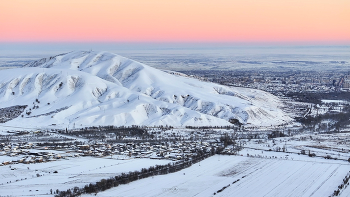 Мороз — средство от смога / Бишкек