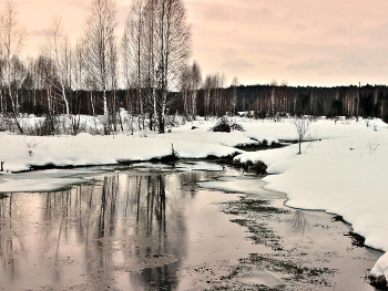 Вечерняя зимняя зарисовка / Вечерняя зимняя зарисовка