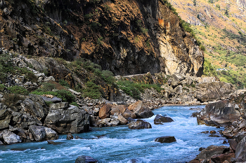 Река Марсианди / Непал, Гималаи