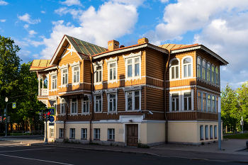 &nbsp; / Дом действительного статского советника Ивана Александровича Хрущева на Правленской улице Петергофа, постройка 1870 - 1880