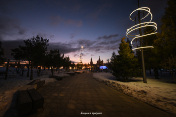прогулка / прогулка по вечерней Москве