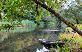 Стылая вода / Деревенская глубинка.Осень.