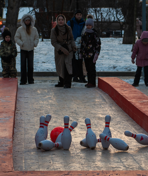 зимние развлечения / зима