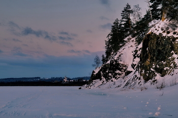 Зимним вечером. / Томская область.