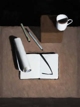 блокнот и кружка / блокнот и кружка