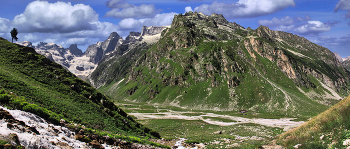 Ущелье реки Кичкинекол / Кавказ, Узункол