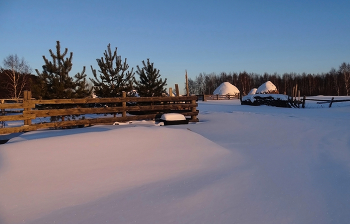 Зимний вечер / Сибирь