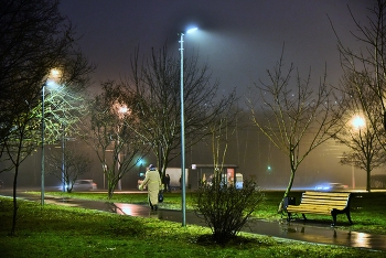 "Она пришла, такая странная зима, без снега почему-то..." / "А за окном, как и вчера,
 Такая серая усталость:
 "Ало, зима, уже пора,
 Порадуй нас, хотя бы малость -
 Морозцем, инеем, снежком ..."