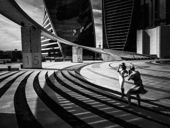 Фотосессия. / Москва - Сити, случайный кадр.