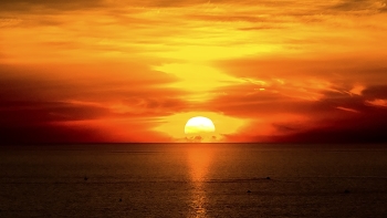 На закате / Вот такое небо