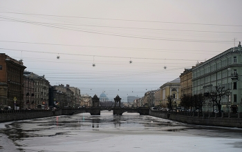 Утро в декабре / Река Фонтанка