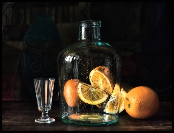 ..... Этюд с апельсинами ..... / предметная композиция