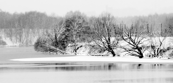 Зимний пейзаж! / Графика зимы