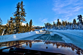 Ярким полднем / Январь. 
Красноярский край, Ермаковский район