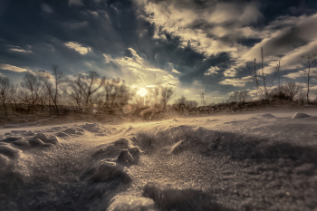 ... январские поземки-переметы, хороша русская зима, чистая, морозная, яркая ... / ***
