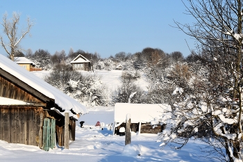 Банька моя! / Мороз и солнце... Будет баня!