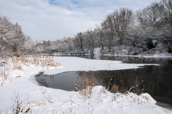 Зимняя река / Медведица