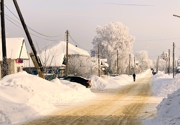 Зима в посёлке. / ***