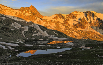 Вечер в горах / Кавказ. Озера Куршо
