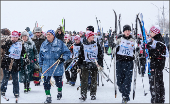 Лыжня России. / "Лыжня России". Архангельск. Февраль.