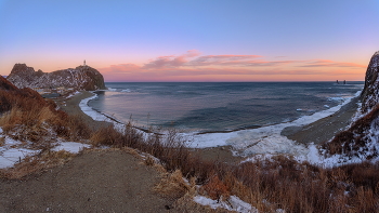 Вечер у Бринера / Вид с качели. Панорама из 5 гориз фото. Предыдущее фото отсюда же. Качеля здесь https://photocentra.ru/work/1181101?id_auth_photo=41857