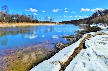 "Еще в полях белеет снег, а воды уж весной шумят ..." / "Еще в полях белеет снег,
 А воды уж весной шумят -
 Бегут и будят сонный брег,
 Бегут , и блещут, и гласят ...
 Они гласят во все концы:
 "Весна идет, весна идет !!!"
 Ф.Тютчев