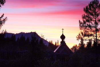 Краски заката. / Горный Алтай.