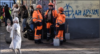 .... Ах, Арбат, мой Арбат .... / уличный сюжет