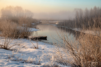 Весеннее утро. / Речка Шлюзовая.