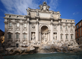 Фонтан Треви в Риме / Италия