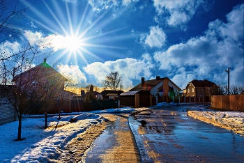 Мартовское солнце. / ***