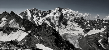 Гвандра / Кавказ, Узункол. Вид с вершины Актур