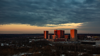 С добрым утром, город ! / Москва, Зеленоград, утро.