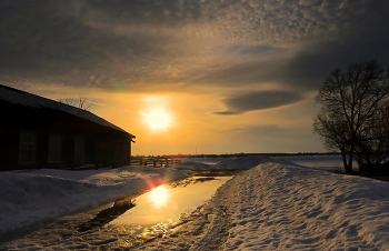 Деревенский матровский вечер / Сибирь