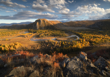 Осенние пейзажи алтая / Алтай, Кош-Агачский район