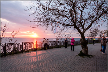 Апрель в Анапе. / Анапа. Апрель. Набережная.