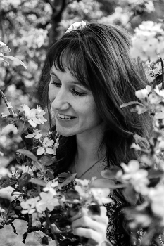 Света. Яблони в цвету / ***