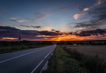 В сторону заката. / ***