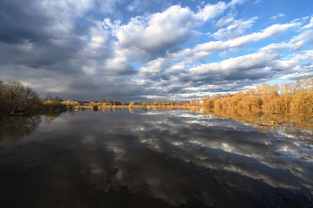 весенний разлив / Киржач Владимирская область