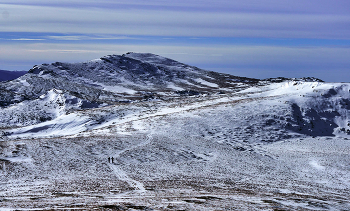 Эклизи-Бурун / Крым, Чатыр-Даг. Верхнее плато. Январь