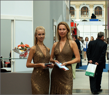 На выставке в Москве / На выставке в Москве