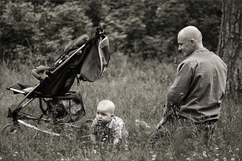 Поздний... / Лица в парке.