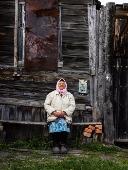 Бабушка Мария / Мария Ивановна, 94 года. Село в Ульяновской области.