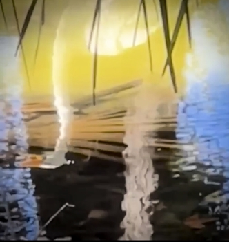 &nbsp; / The way a river mirrors all around it