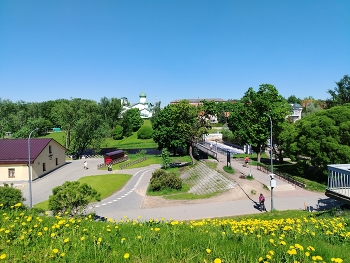 весенний Псков / парки Пскова