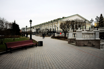Александровский сад / Александровский сад в Москве. Январь 2025.
