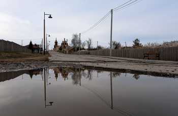 По пути в церковь / Церковь Параскевы Пятницы, с.Барабаново, Красноярский край
