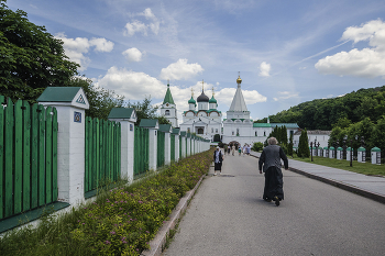 Небо Вознесенского Печерского монастыря / Россия. Нижний. Вознесенский Печерский мужской монастырь.