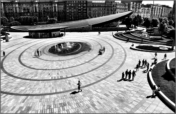 ....Circle,s.... / городской вид - фрагмент этюд